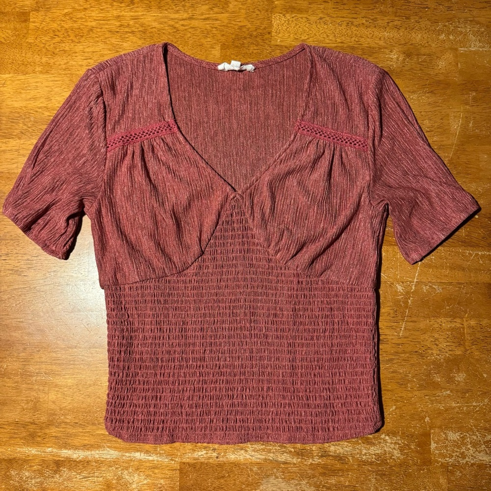 Love & Promises Womens Blouse